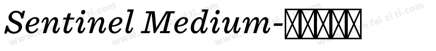 Sentinel Medium字体转换